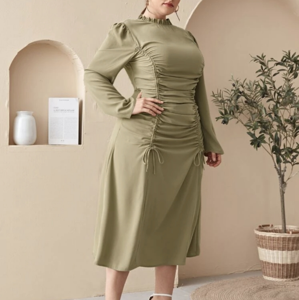 NWOT SHEIN High Neck Midi Dress